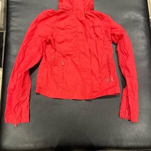 Ladies Bench Vibrant Red Windbreaker